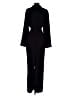 H&M 100% Polyester Solid Black Jumpsuit Size L - photo 2