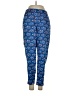 J.Crew 100% Polyester Print Blue Casual Pants Size 4 - photo 1