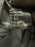 Ohne Titel 100% Polyester Black Trenchcoat Size 2 - photo 7