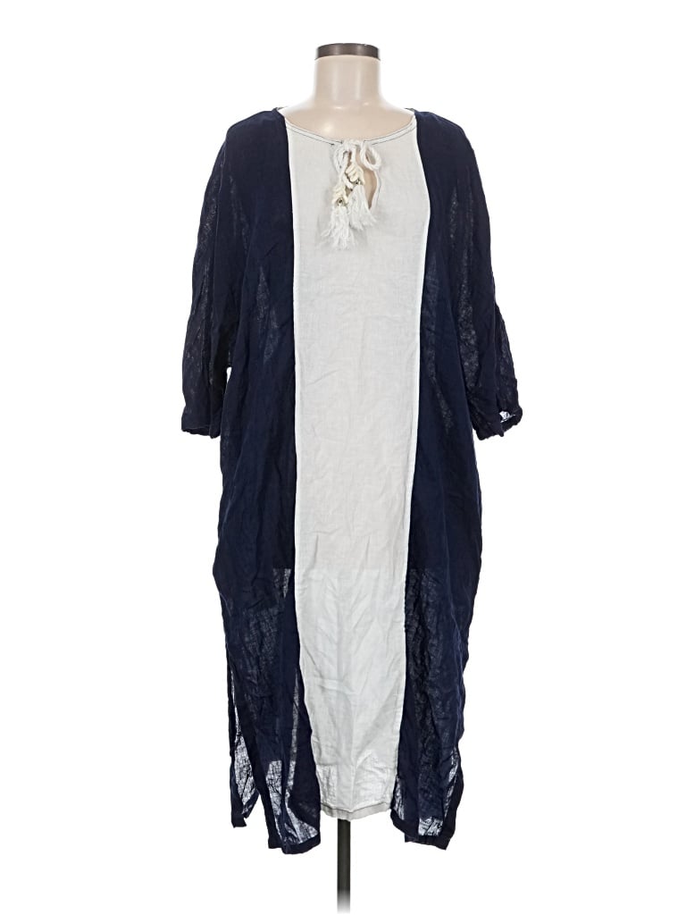 Pre-owned Sigrid Olsen Casual Dress In Blue