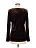Worthington 100% Polyester Brown Long Sleeve Top Size M - photo 2