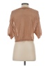 Papermoon 100% Polyester Metallic Tan Pullover Sweater Size S - photo 2