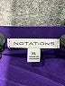Notations Purple 3/4 Sleeve Blouse Size XL - photo 7