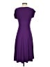 Chaps Solid Purple Cocktail Dress Size S - photo 2