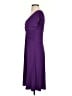 Chaps Solid Purple Cocktail Dress Size S - photo 5