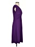 Chaps Solid Purple Cocktail Dress Size S - photo 4