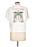 Old Navy Tropical White Short Sleeve T-Shirt Size L (petite) - photo 2