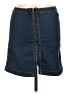 Free People Solid Blue Denim Skirt Size 12 - photo 1