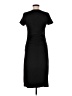 Aqua Solid Black Casual Dress Size M - photo 2