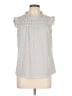 Adrianna Papell Gray Sleeveless Blouse Size L - photo 1