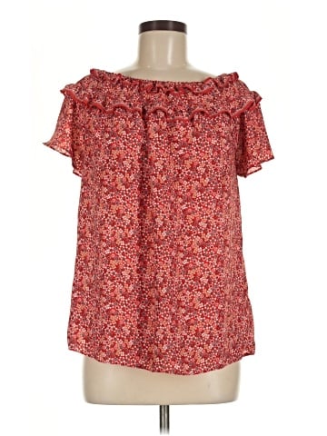 Max Studio Short Sleeve Blouse (view 1)