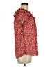 Max Studio 100% Polyester Red Short Sleeve Blouse Size M - photo 4