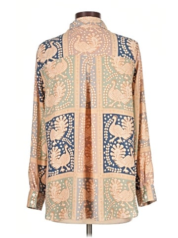 Rose + Olive Long Sleeve Blouse (view 2)