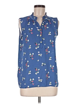 Ann Taylor Loft Sleeveless Button Down Shirt