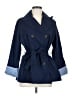 Weatherproof 100% Polyester Blue Trenchcoat Size M - photo 1