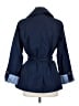 Weatherproof 100% Polyester Blue Trenchcoat Size M - photo 2