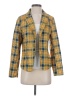 Allegra K 100% Polyester Plaid Yellow Blazer Size S - photo 1