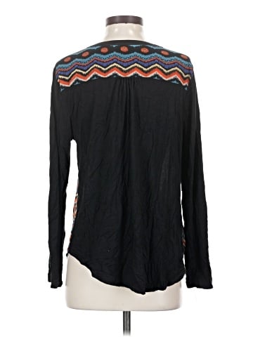 Black Rainn Long Sleeve Blouse (view 2)