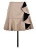 Club Monaco Color Block Tan Formal Skirt Size 4 - photo 1