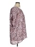 CAbi 100% Polyester Animal Print Pink Short Sleeve Blouse Size XL - photo 4