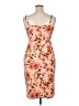 No Boundaries 100% Recycled Polyester Tropical Orange Cocktail Dress Size XL - photo 2