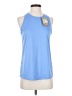 Nike 100% Polyester Blue Sleeveless Top Size S - photo 1