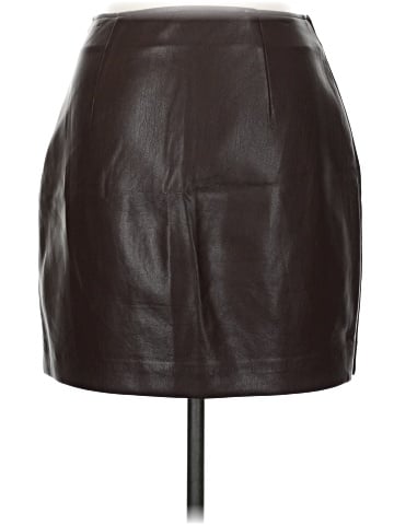 Babaton Faux Leather Skirt (view 2)