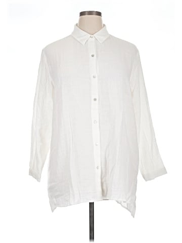 Eileen Fisher 3/4 Sleeve Button-Down Shirt (view 1)