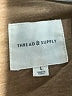 Thread & Supply 100% Polyester Plaid Brown Coat Size L - photo 6