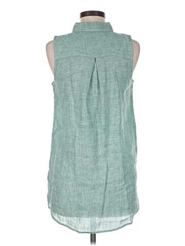 Garnet Hill Sleeveless Button-Down Shirt (view 2)