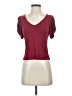 Lulus Burgundy Short Sleeve Top Size S - photo 1