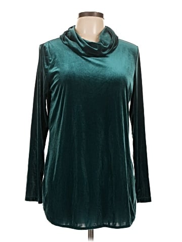 Jones New York Signature Long Sleeve Blouse (view 1)