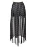 See By Chloé 100% Polyester Graphic Silver Casual Skirt Size EU (FR) 36 / US 4 - photo 1