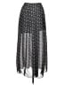 See By Chloé 100% Polyester Graphic Silver Casual Skirt Size EU (FR) 36 / US 4 - photo 2