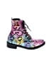 Assorted Brands Print Purple Ankle Boots Size EU 36 - photo 1