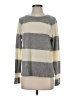 White + Warren 100% Cashmere Stripes Gray Cashmere Pullover Sweater Size S - photo 1
