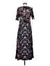 Chico's Paisley Black Casual Dress Size Sm (0) - photo 2