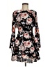Love...ady Floral Black Cocktail Dress Size M - photo 1