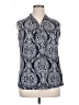 Tommy Hilfiger Silver Sleeveless Blouse Size XL - photo 1