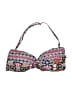 Jessica Simpson Paisley Blue Orange Swimsuit Top Size M - photo 1