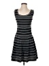 Max Studio Stripes Gray Casual Dress Size S - photo 1