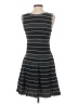 Max Studio Stripes Gray Casual Dress Size S - photo 2