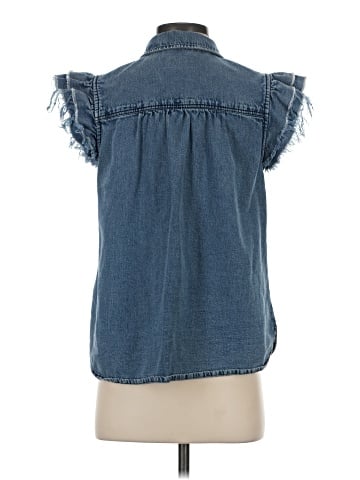 Pilcro Sleeveless Button-Down Shirt (view 2)