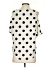 XXI 100% Polyester Polka Dots Ivory 3/4 Sleeve Blouse Size S - photo 2