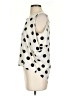 XXI 100% Polyester Polka Dots Ivory 3/4 Sleeve Blouse Size S - photo 5
