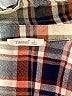 Timing 100% Rayon Plaid Brown Long Sleeve Button-Down Shirt Size L - photo 7