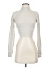 TNA 100% Cotton Silver Turtleneck Sweater Size XS - photo 1