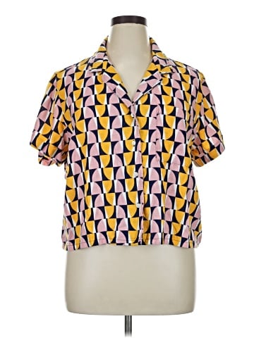Banana Republic Factory Store Short Sleeve Blouse (view 1)