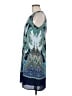 Rose + Olive 100% Polyester Paisley Blue Cocktail Dress Size 6 - photo 5