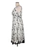 DressBarn 100% Polyester Print Silver Cocktail Dress Size 16 - photo 5